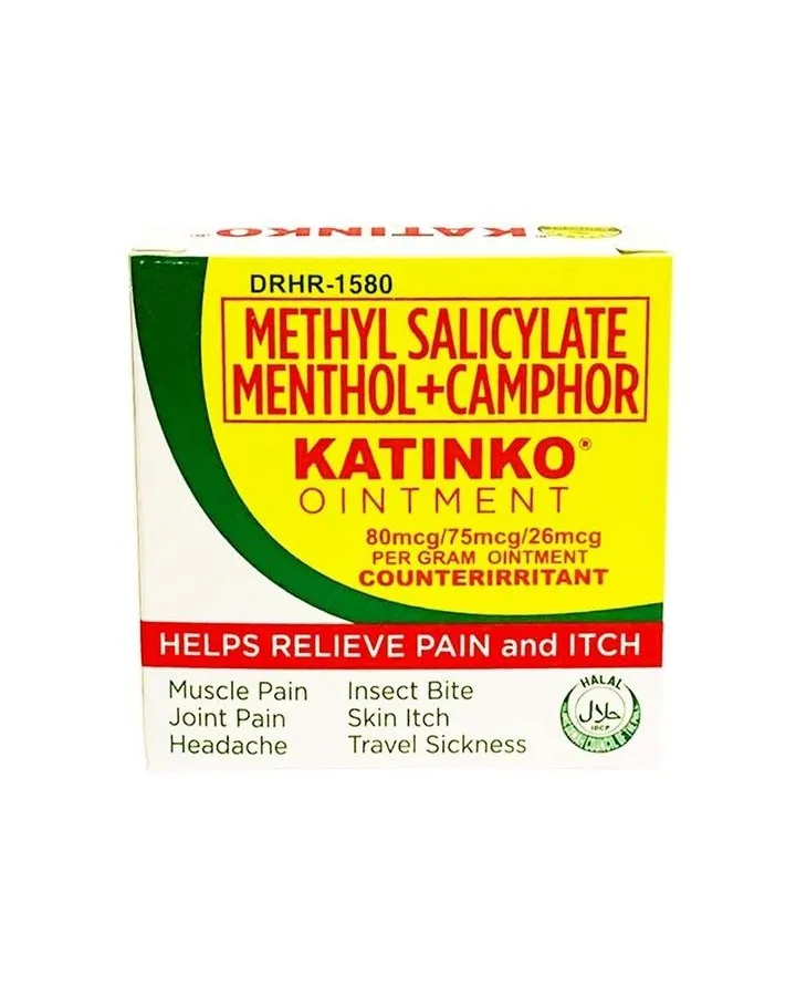 Katinko Counterirritant & Pain Relief Ointment with Methyl Saliclate, 10g
